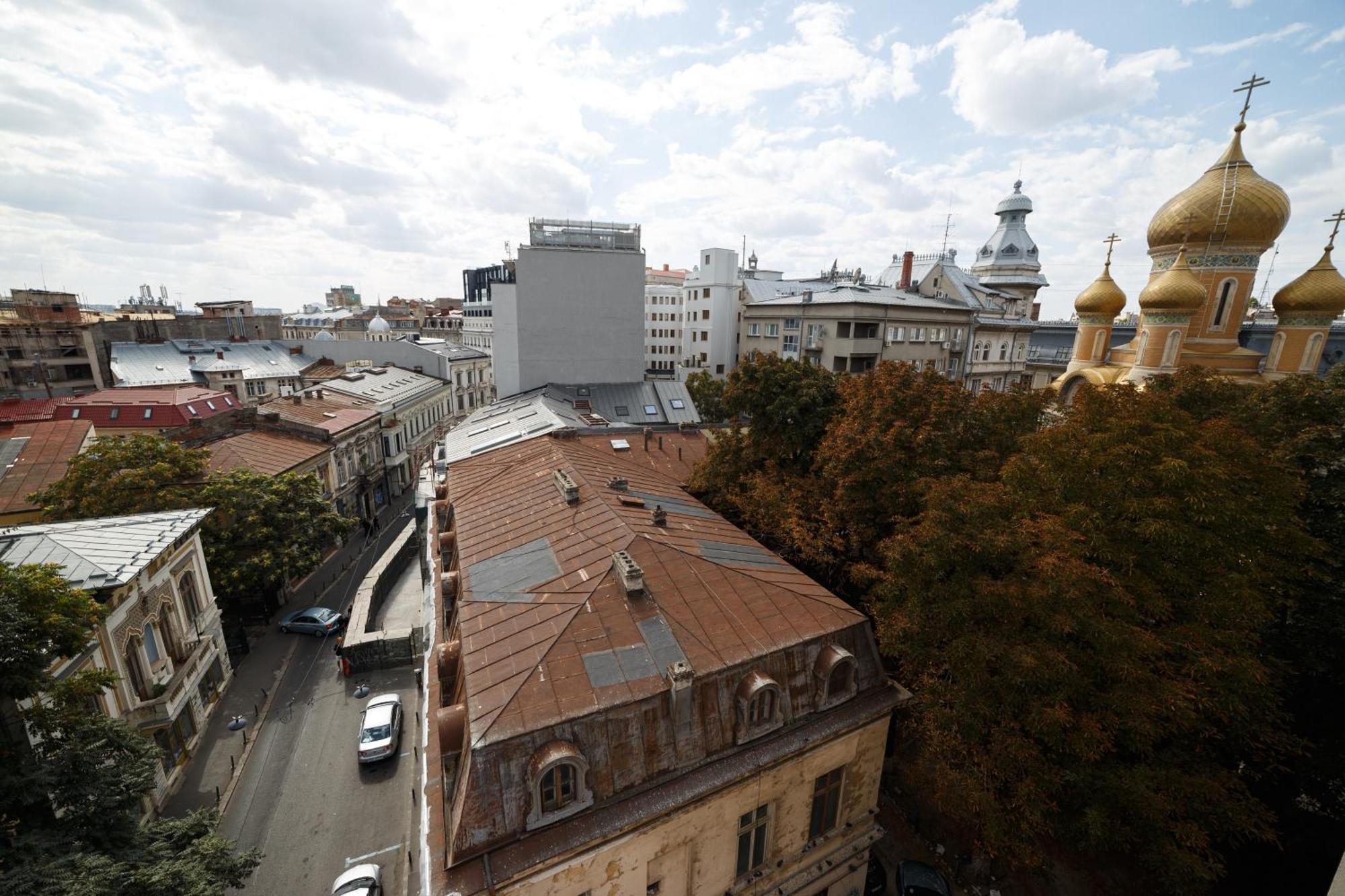 Rooftop Apartment Street Doamnei Bukarest Exterior foto